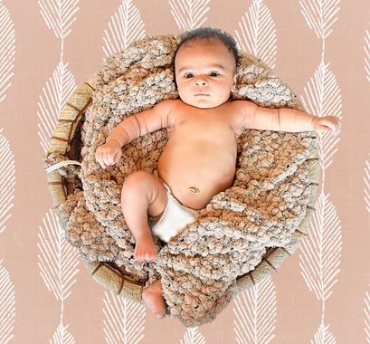 Disposable Cotton Diapers Size 1 (8 – 14 lbs)