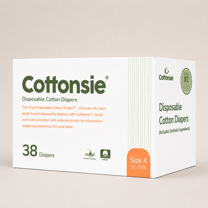 Disposable Cotton Diapers Size 4 (22 – 37 lbs)